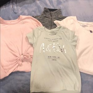 Lot of 4 Abercrombie kids girls size 3/4